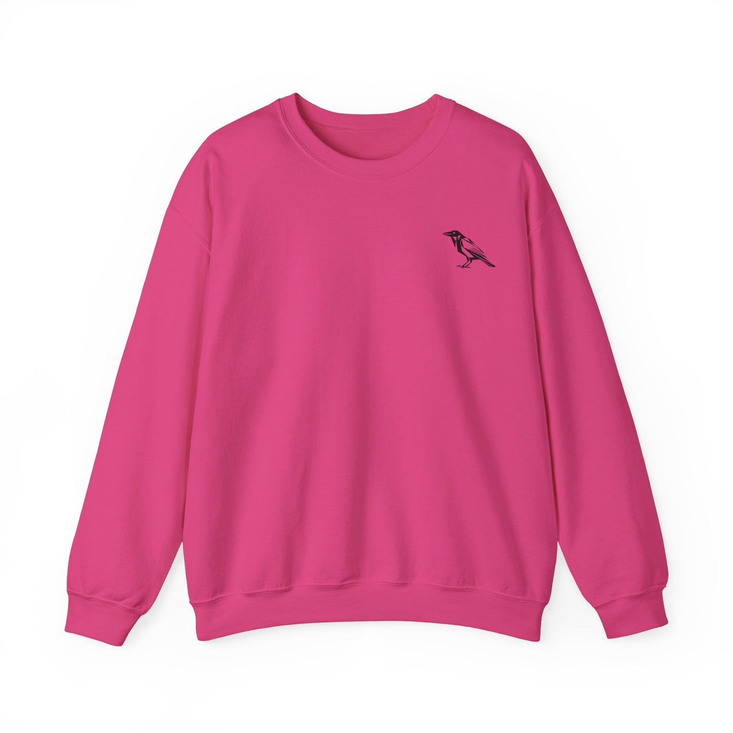 Unisex Crewneck Raven, Raven Sweatshirt, Unisex Bird Crewneck