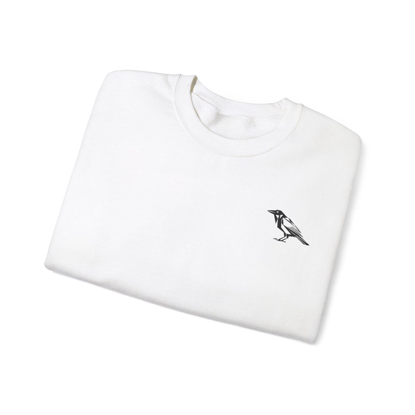 Unisex Crewneck Raven, Raven Sweatshirt, Unisex Bird Crewneck