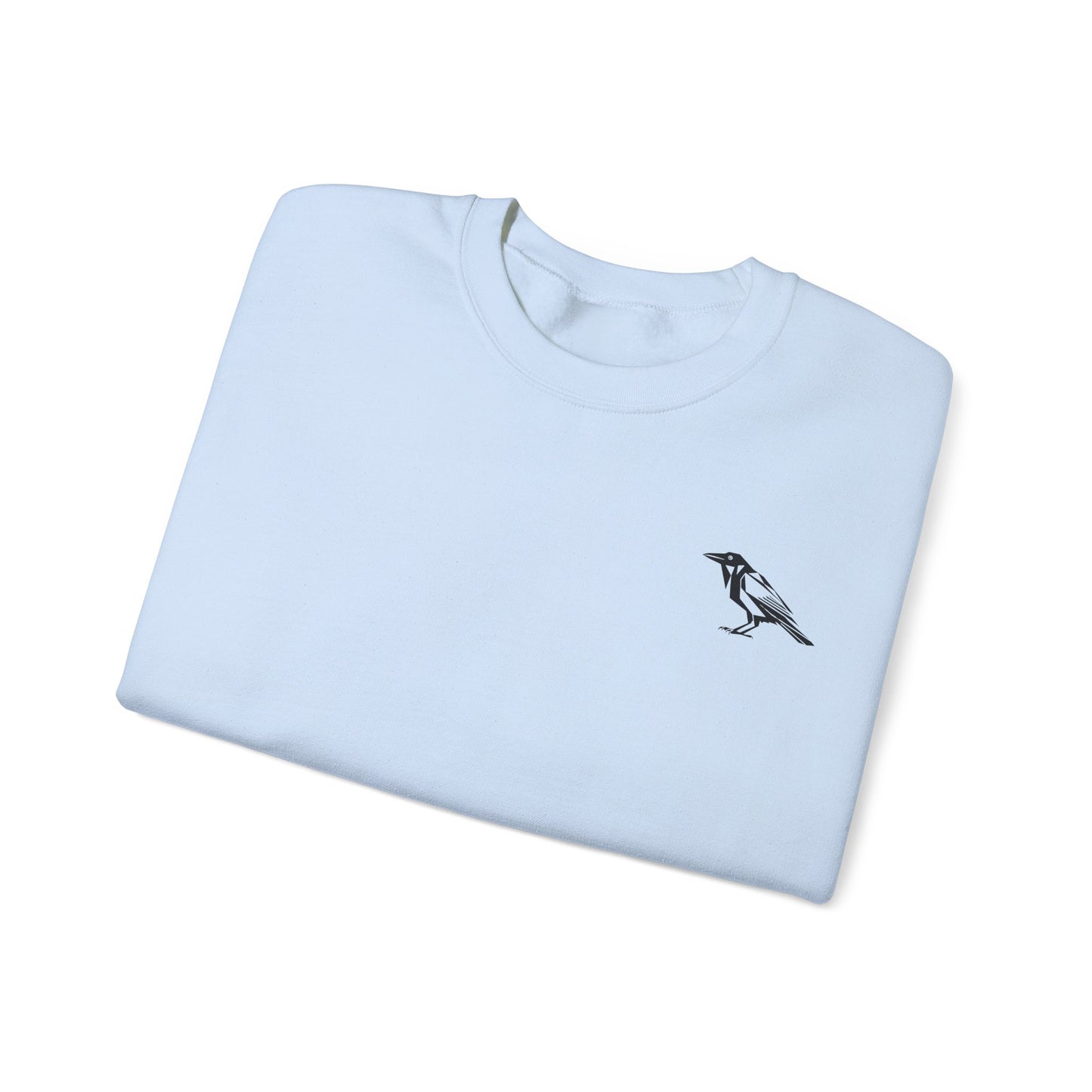 Unisex Crewneck Raven, Raven Sweatshirt, Unisex Bird Crewneck