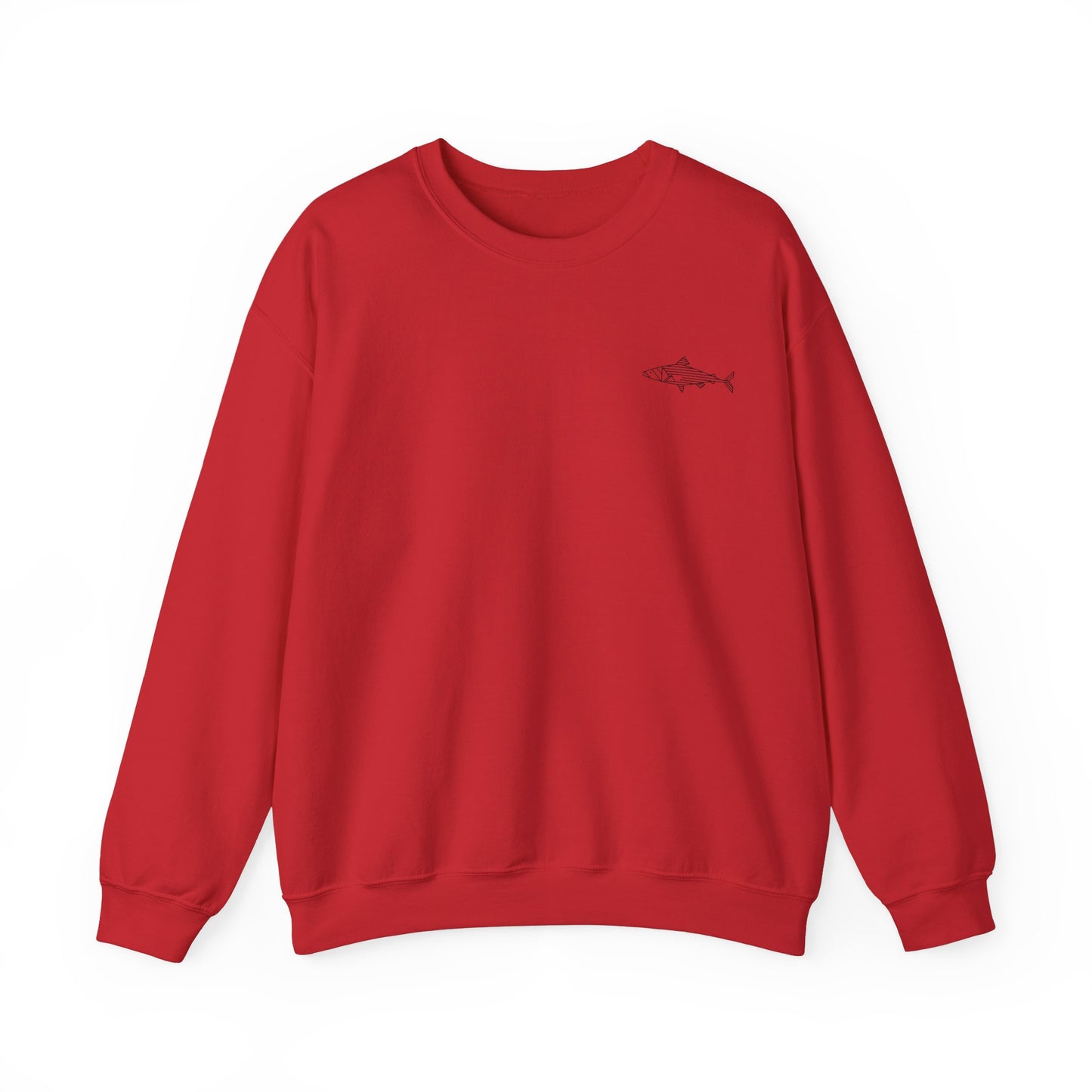 Unisex Crewneck Salmon, Salmon Sweatshirt, Unisex Fish Crewneck