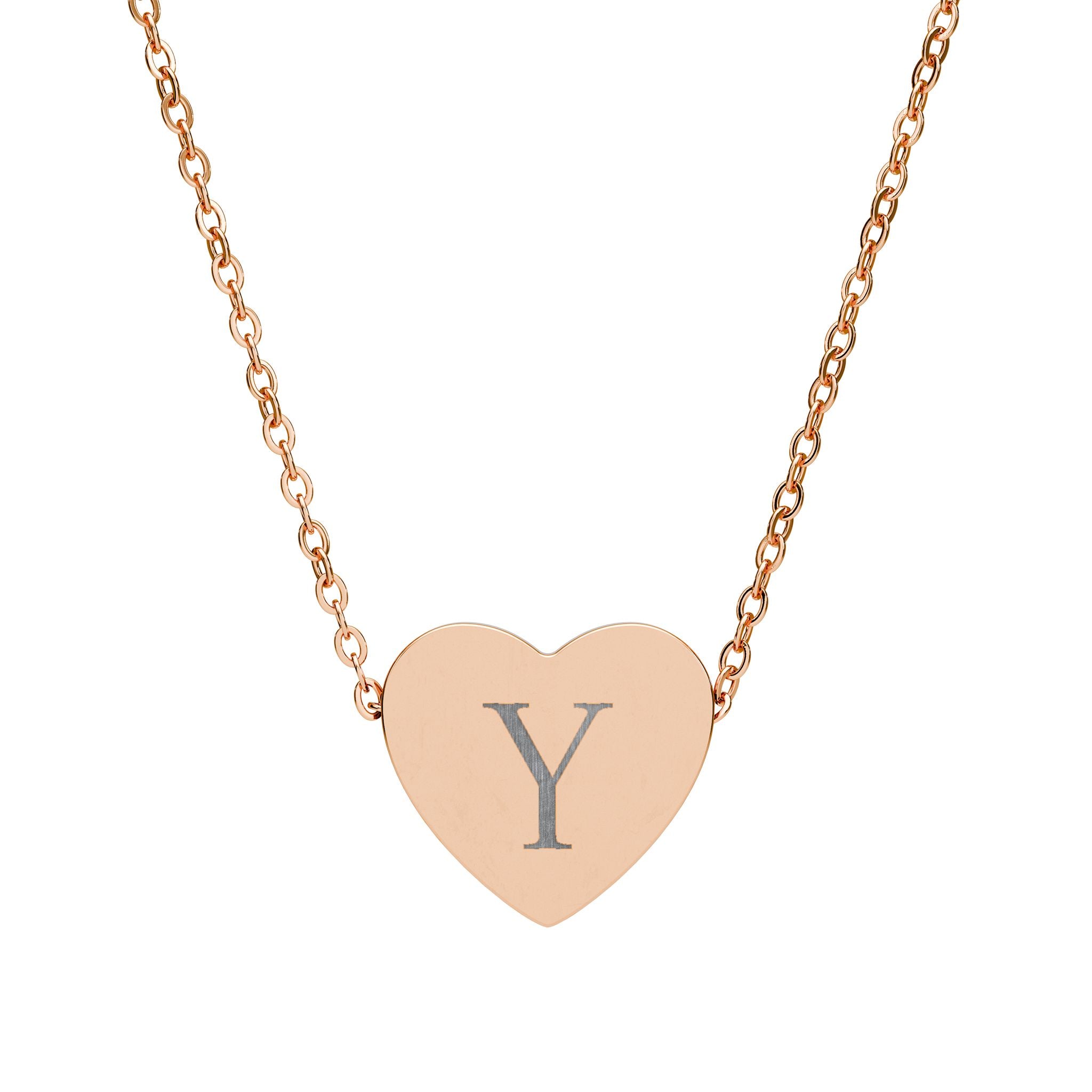 Rose gold necklace-Y