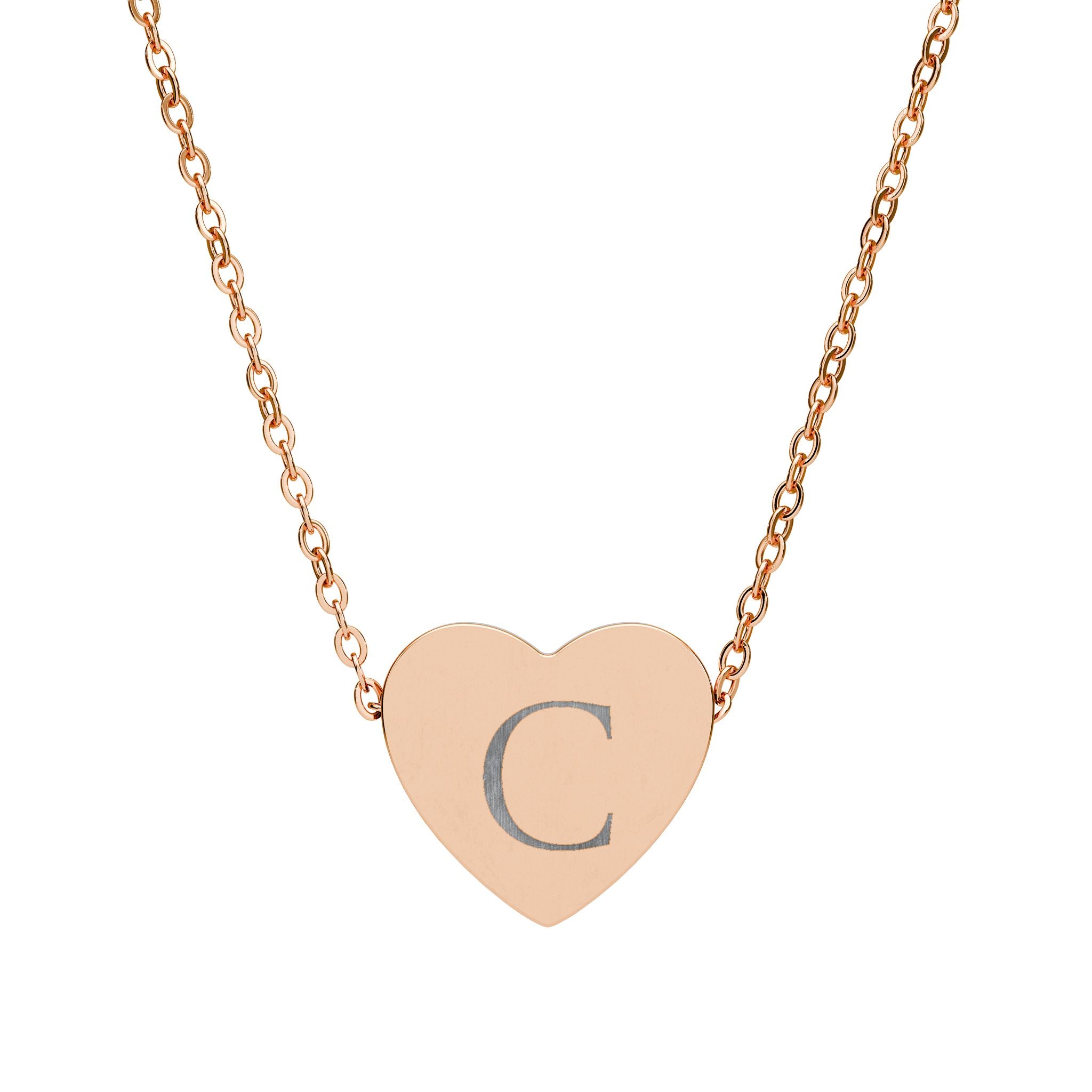 Rose gold necklace-C