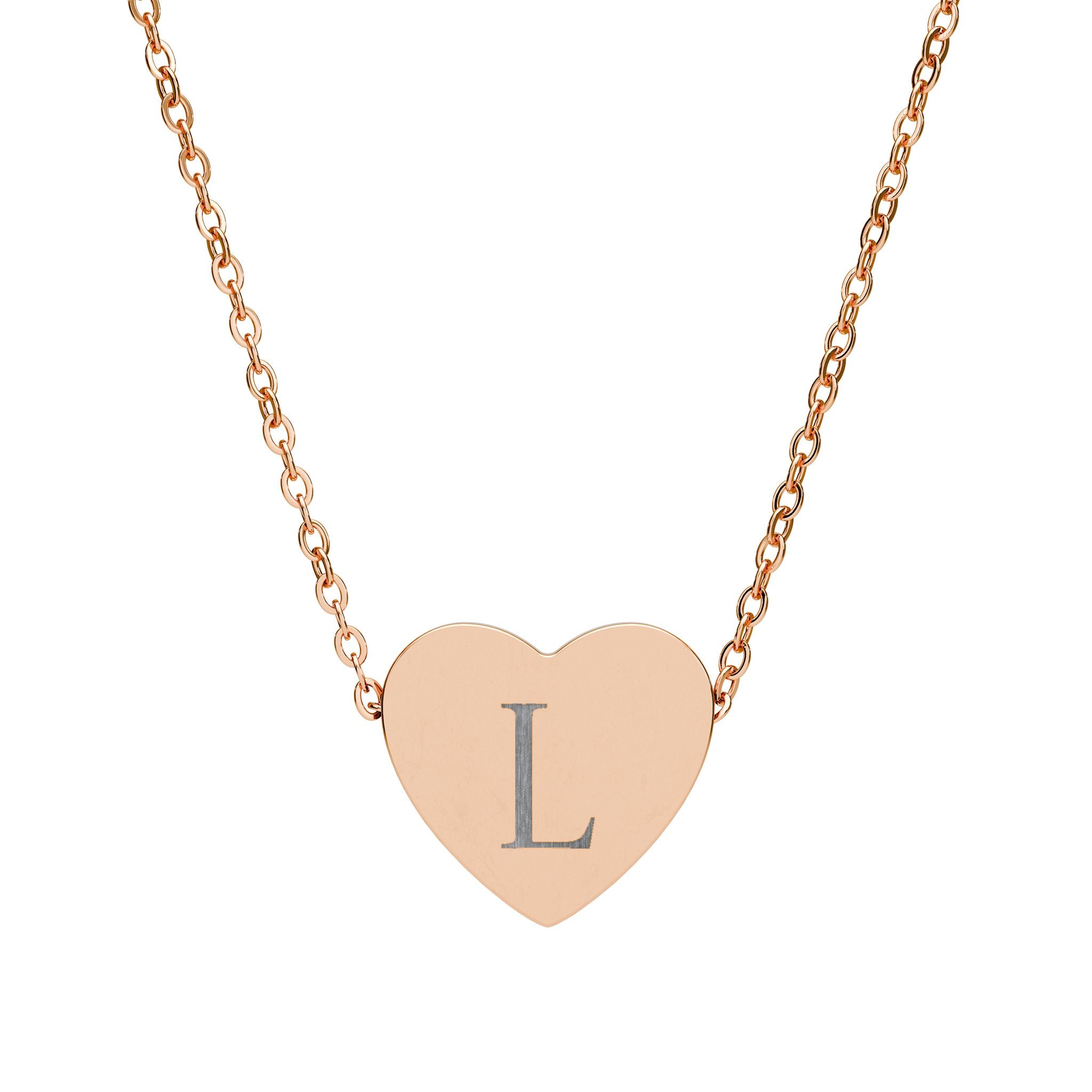 Rose gold necklace-L