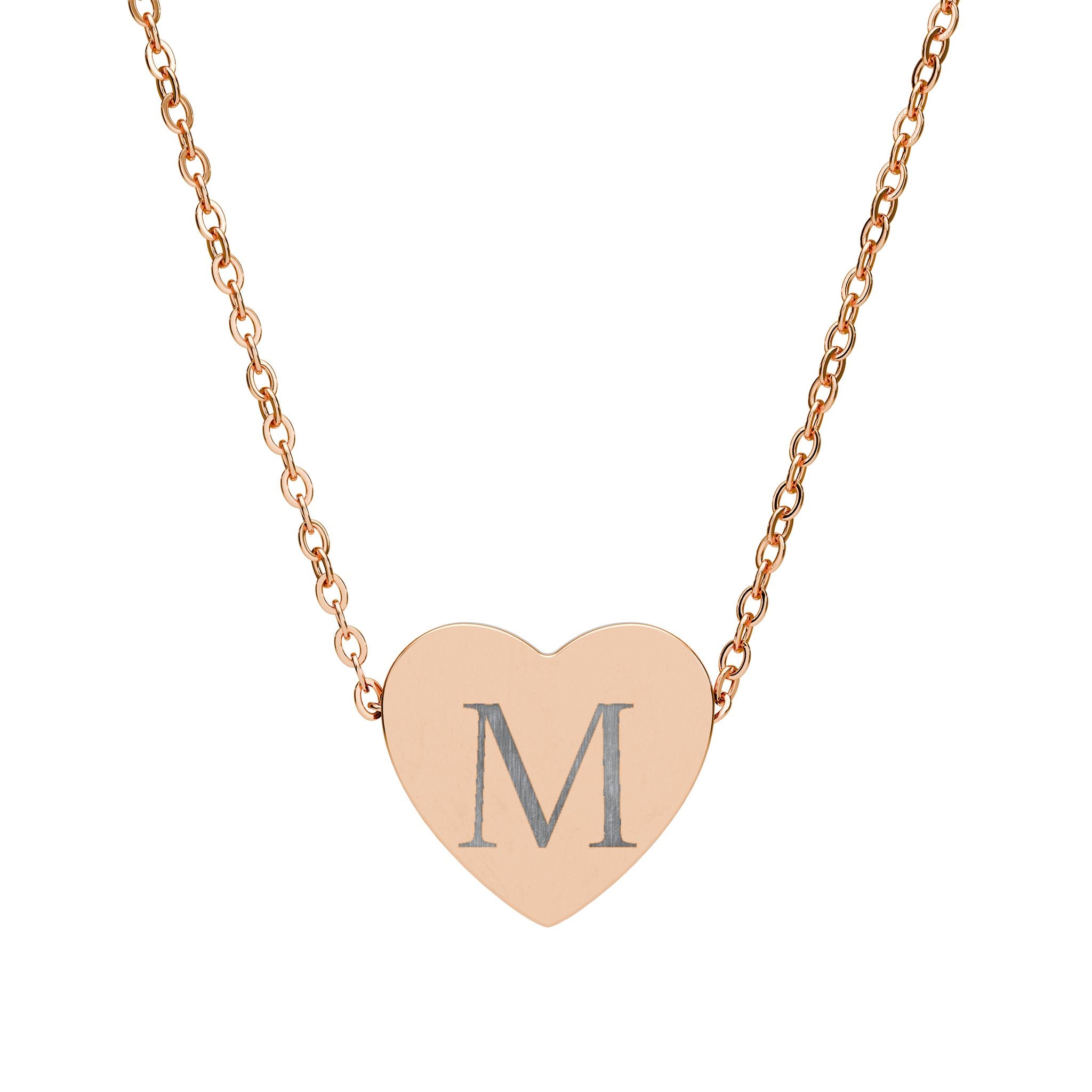 Rose gold necklace-M