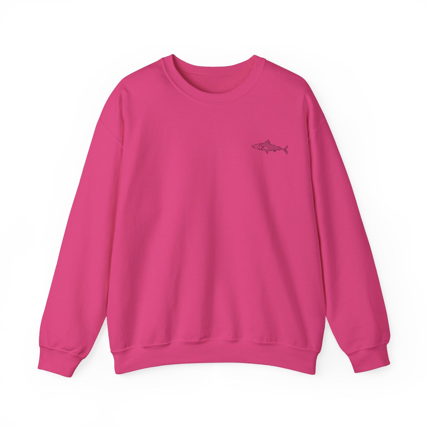 Unisex Crewneck Salmon, Salmon Sweatshirt, Unisex Fish Crewneck