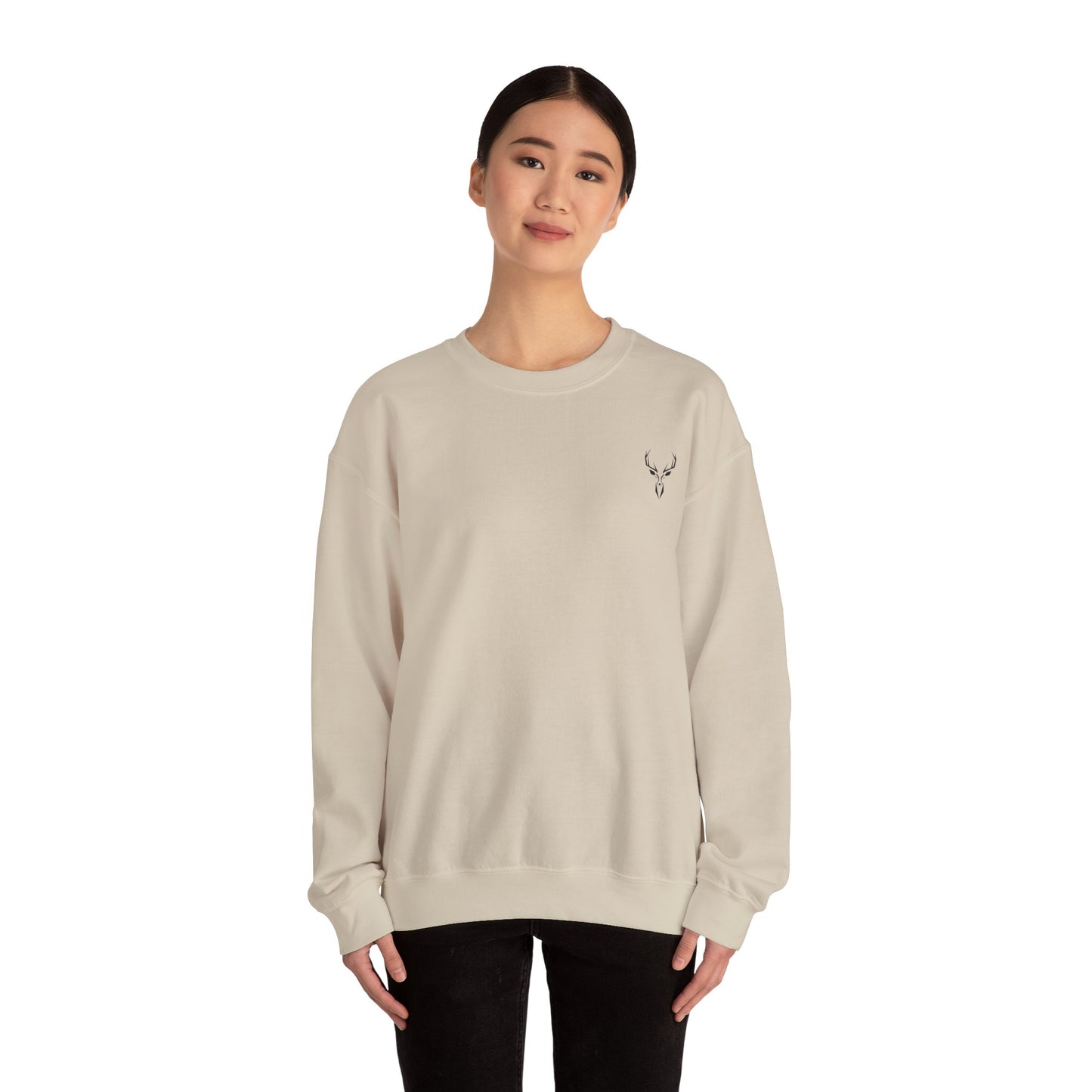 Unisex Crewneck Deer, Unisex Wildlife Crewneck