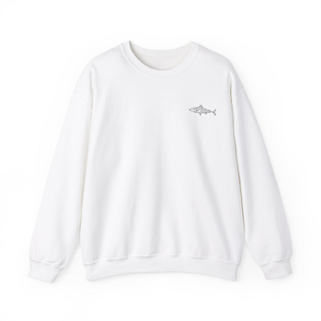 Unisex Crewneck Salmon, Salmon Sweatshirt, Unisex Fish Crewneck