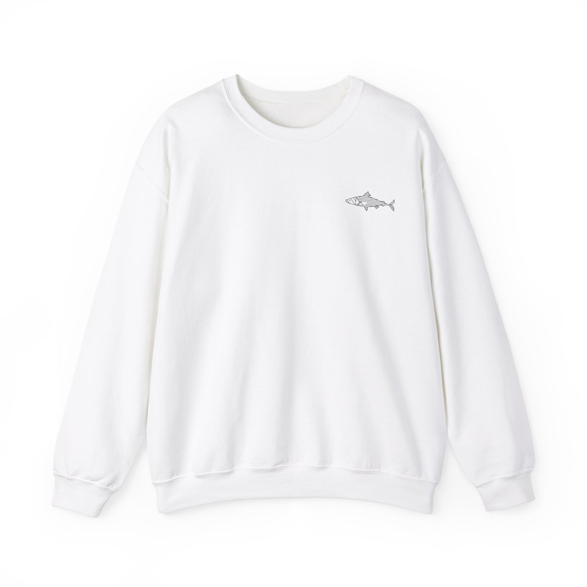 Unisex Crewneck Salmon, Salmon Sweatshirt, Unisex Fish Crewneck