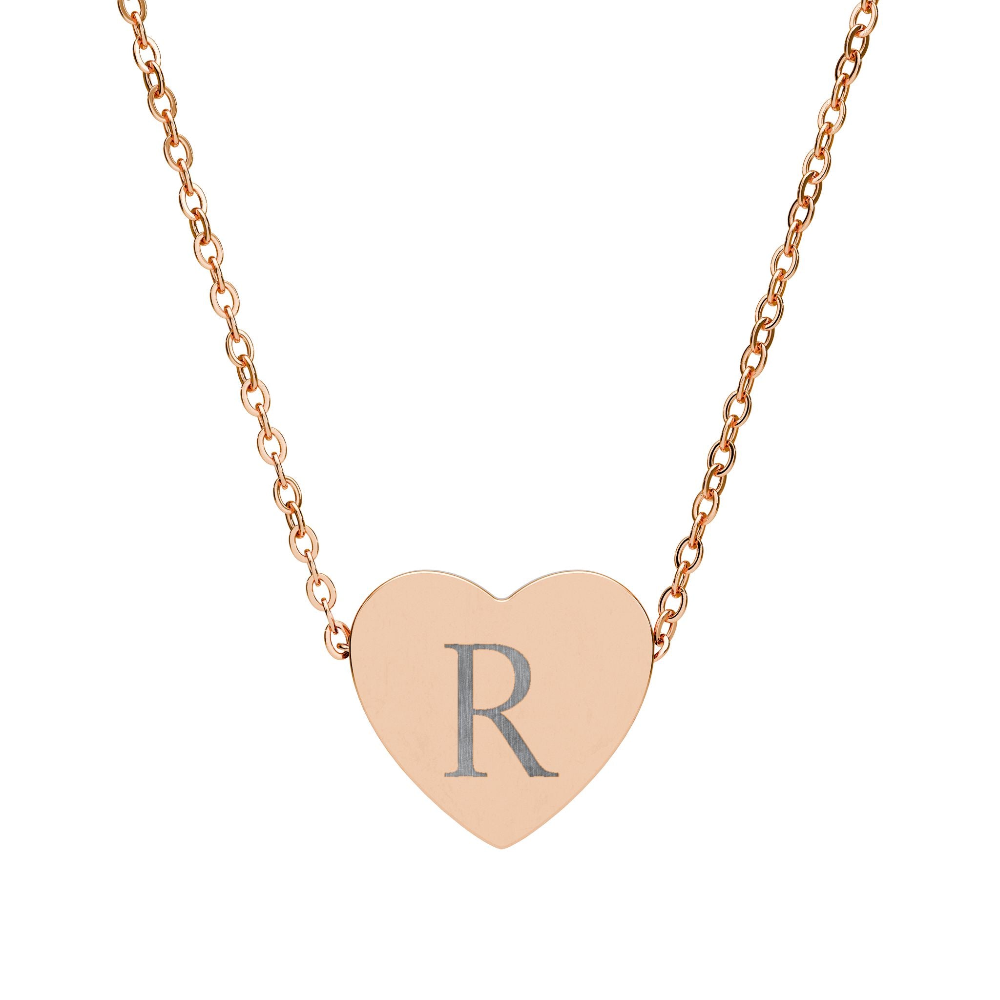 Rose gold necklace-R