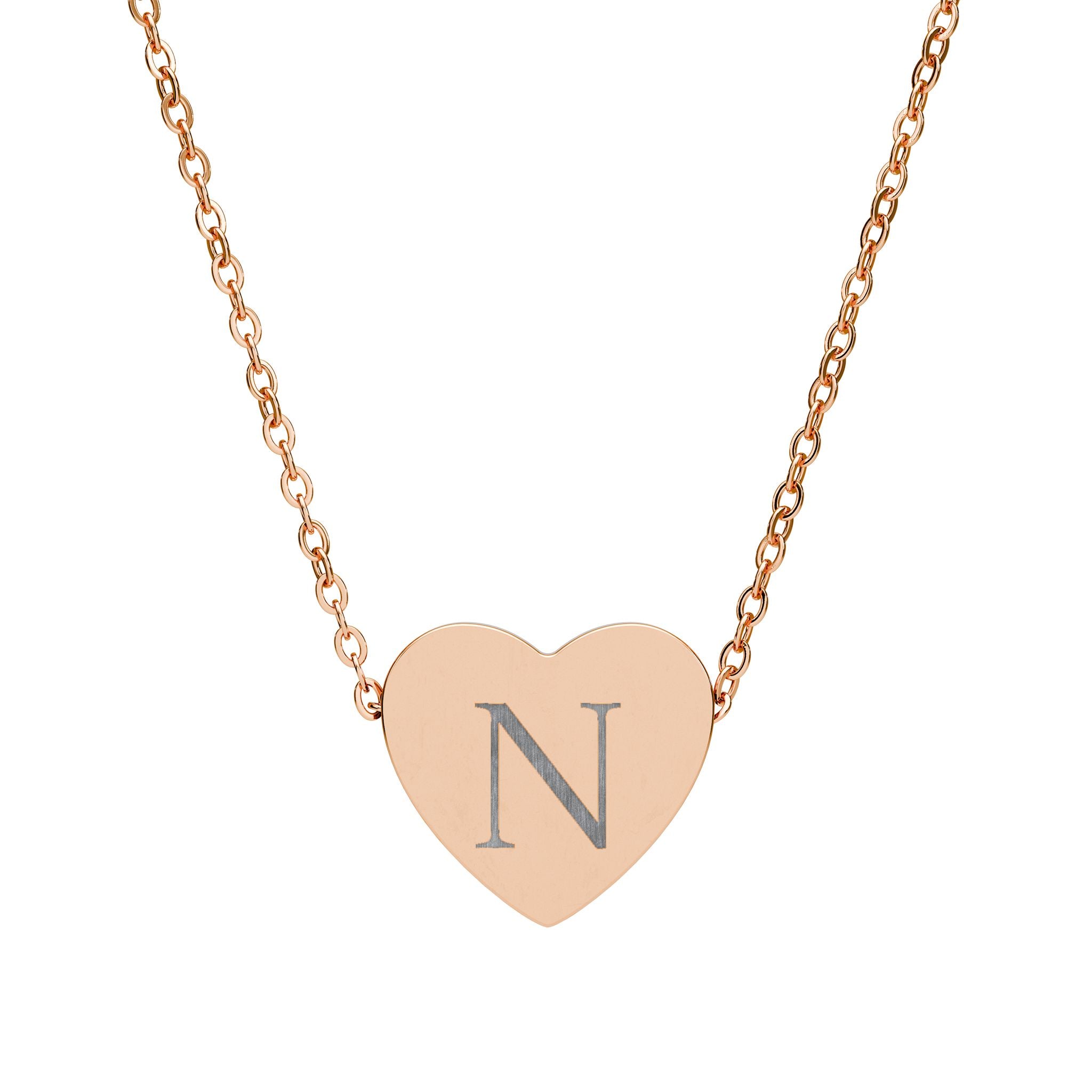 Rose gold necklace-N