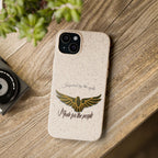 Biodegradable iPhone case.