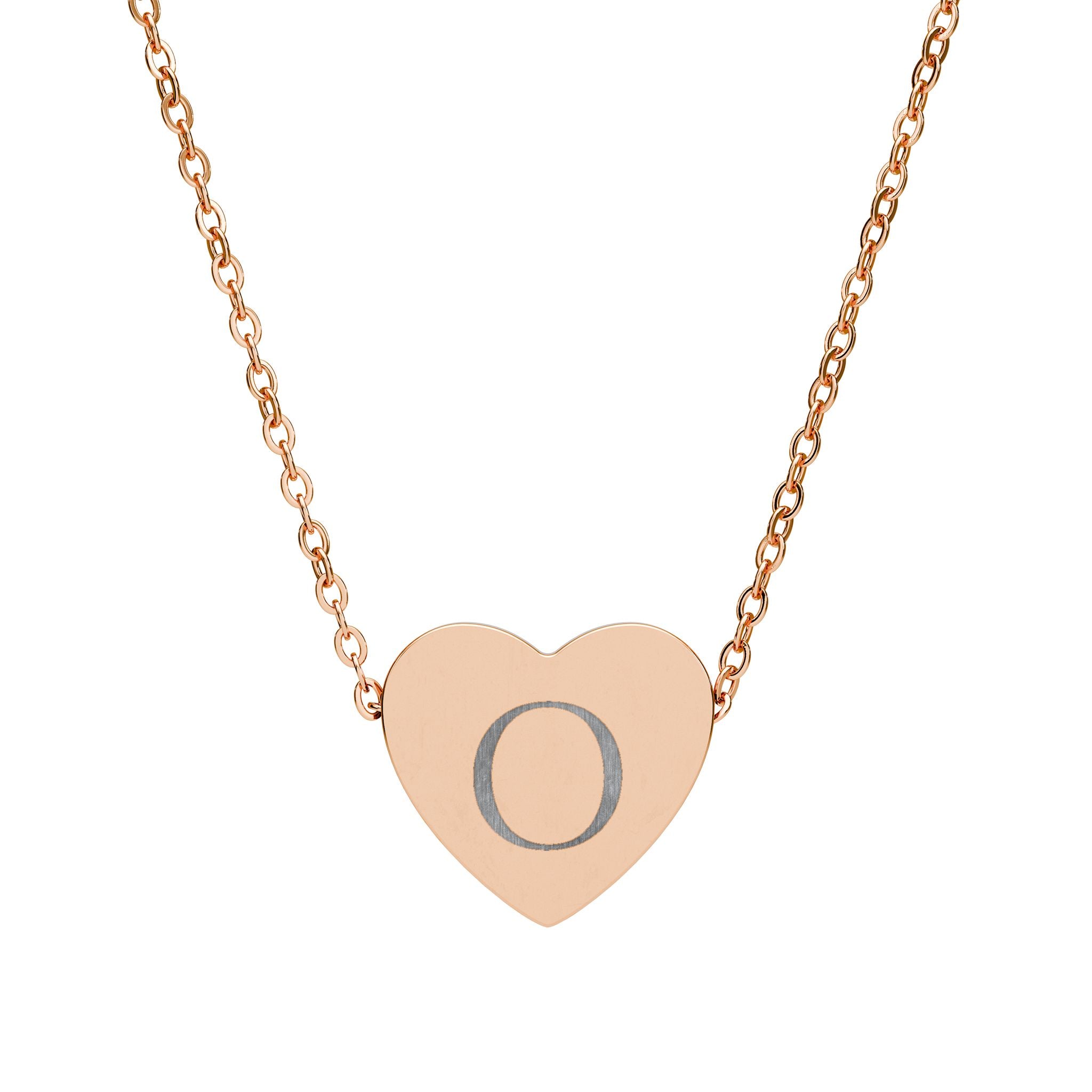 Rose gold necklace-O