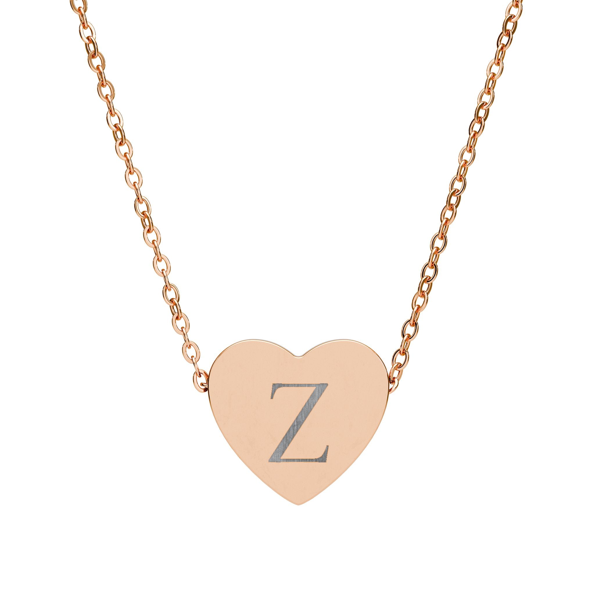 Rose gold necklace-Z